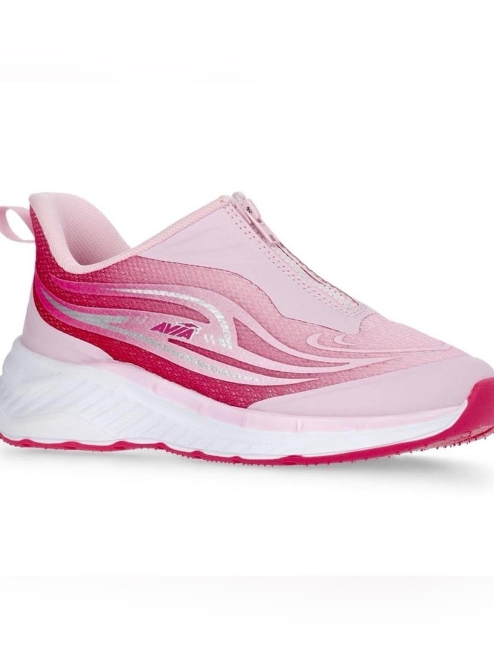 Avia Easy On Athletic Sneakers - Pink, Size 5Y